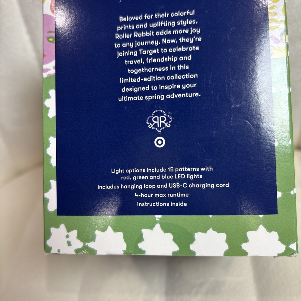 Roller Rabbit X Target Exclusive BlueTooth Vacation LED Speaker NEW - Picture 3 of 4